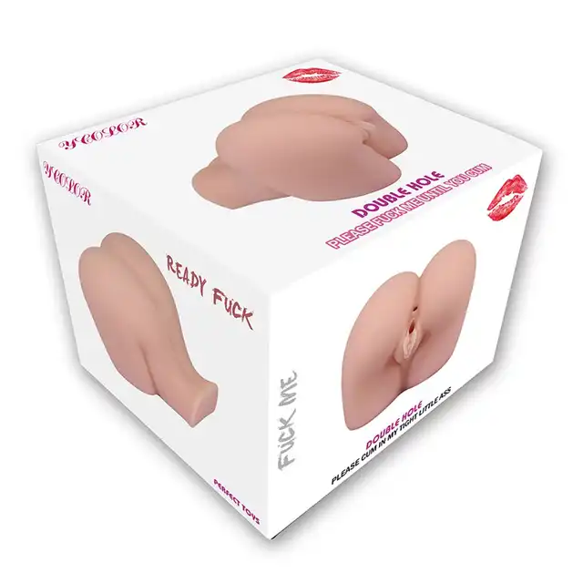 Sex Therapy - Masturbator Double Hole 5.  Wysokiej jakości cyberskóra
