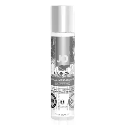 System JO - All-In-One Sensual Massage Glide Unscented 30 ml - Bezzapachowy Wszechstronny Olejek do Zmysłowego Masażu Ciała