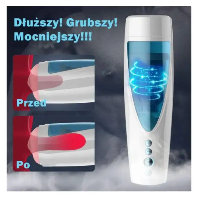 Bseries - Masturbator-Vibrating, Rotating and Flashing Masturbation USB 10+10 Function / Talk Mode