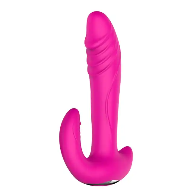 Naghi - No.22 Pure Pleasure Duo Vibrator. Podwójny wibrator ze stymulatorem łechtaczki. USB