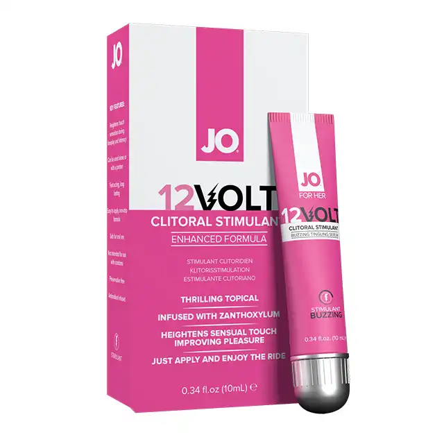 System Jo - For Her Clitoral Serum Buzzing 12Volt 10 ml - Maksymalizujące doznania Serum Dla Kobiet 10ml 