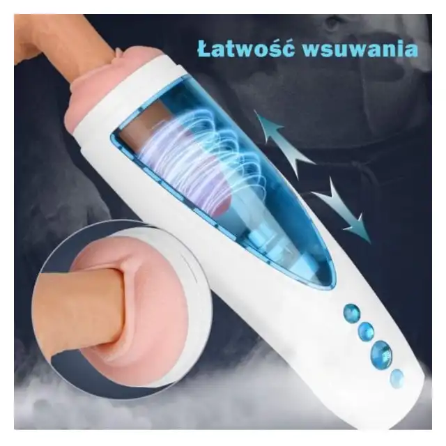 Bseries - Masturbator-Vibrating, Rotating and Flashing Masturbation USB 10+10 Function / Talk Mode