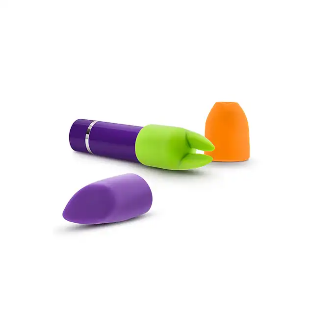 Blush - Aria Vitality Bullet Kit USB. Niesamowity 5-częściowy zestaw! Mini wibrator z nakładkami i pilotem