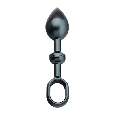Andaro - Alu-Push Plug Large Anthracite. Antracytowa analna wtyczka z aluminium