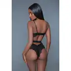 BeWicked - Bettany Lace Bodysuit - Black M