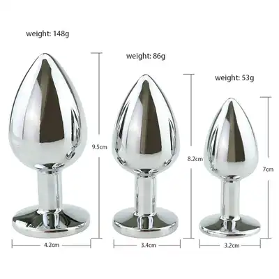 Diamond king 3-pack steel with purple stone