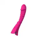 Toyz4Lovers - Real Wave Pink. Niezwykły pofalowany kształt i 9 programów. Oryginalny i niezwykły wibrator do punktu G. 100% silikon.