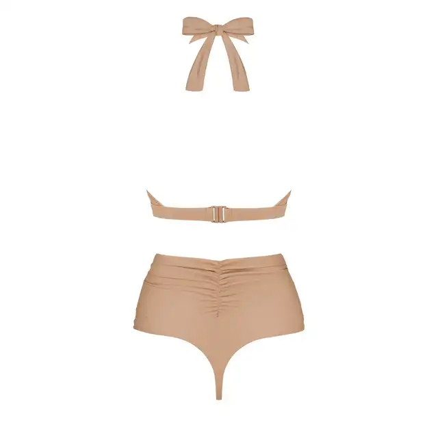 Obsessive - Hamptonella. Seksowny strój kąpielowy podkreślający talię oraz dekolt. Rozmiar M. Mega sale!