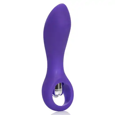 Calexotics - Vibrating Booty Probe - fioletowy, wibrujący plug analny. Fantastyczne doznania!