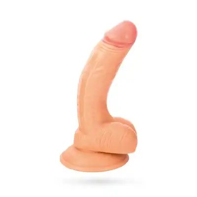 Boss Of Toys - Real Stick 14,5 cm. Realistyczny wibrator z przyssawką i pilotem 