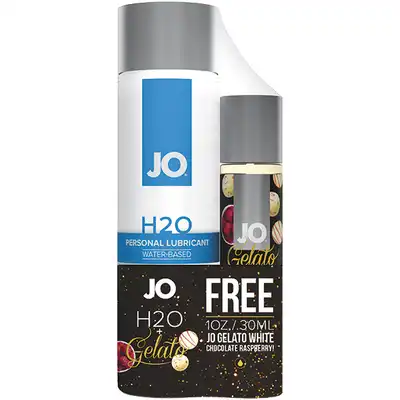 System Jo - H2O lubricant  120ml. H2O Lubricant 120 ml &amp; FREE Gelato White Chocolate Raspberry 30 ml. Na bazie roślinnej gliceryny.