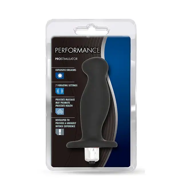 Blush - Performance Prostimulator Black. Czarny masażer prostaty