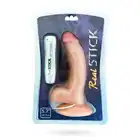 Boss Of Toys - Real Stick 14,5 cm. Realistyczny wibrator z przyssawką i pilotem 