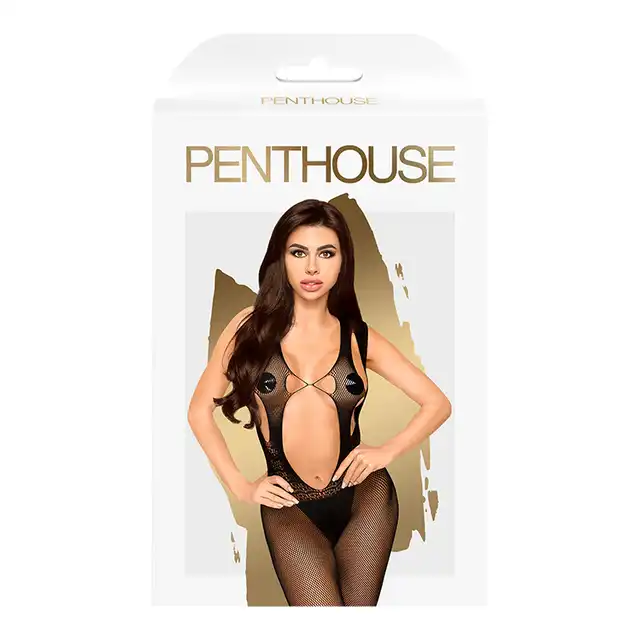 Penthouse - Forbidden Fruit S/L. Seksowny bodystocking ze zmysłowym wycięciem na plecach