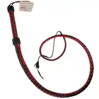 Fetish Boss Series - Whip Red Black. Skórzany bat aż 180 cm długości!