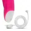 Blush - Lola Bunny Vibe USB. Różowy silikonowy wibrator z 3 motorkami!