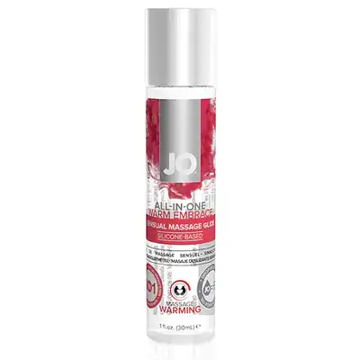System JO - All-in-one Sensual Massage Glide Warming 30 ml - Wszechstronny Rozgrzewający Olejek do Zmysłowego Masażu 