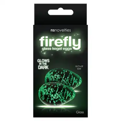 Plug-FIREFLY GLASS KEGEL EGGS CLEAR