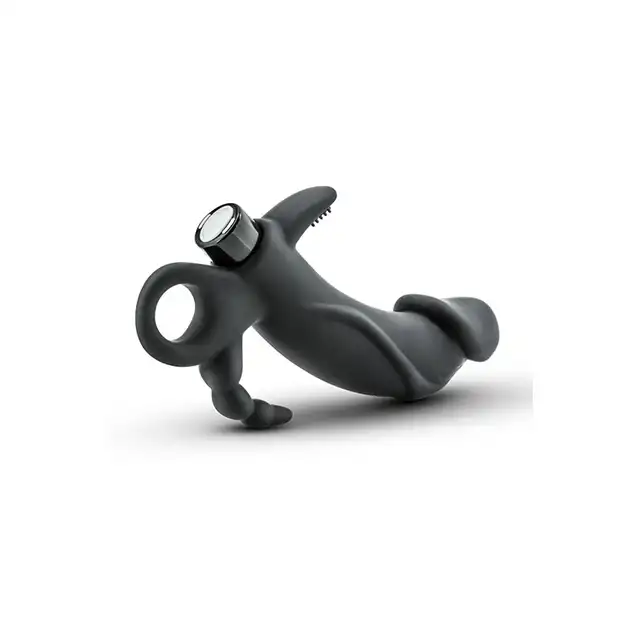 Blush - Performance Plus Apex Black USB. Wielofunkcyjna nakładka na penisa. Wibruje!