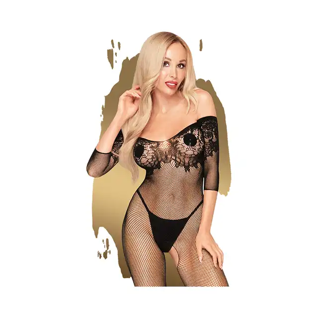 Penthouse - High Profile S/L. Zmysłowy i elegancki bodystocking z koronką