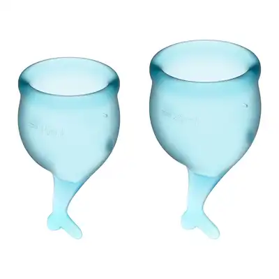 Tampony - Feel Secure Menstrual Cup (light blue)