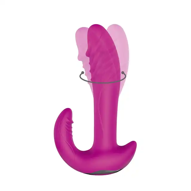 Naghi - No.22 Pure Pleasure Duo Vibrator. Podwójny wibrator ze stymulatorem łechtaczki. USB