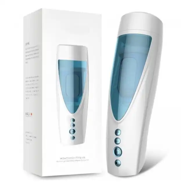 Bseries - Masturbator-Vibrating, Rotating and Flashing Masturbation USB 10+10 Function / Talk Mode