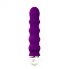 Dream Toys - 7 Speed Bulbed Vibe. Fioletowy wibrator o pofalowanej powierzchni