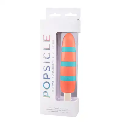 Tonga - Popsicle Vibe USB. Kolorowy silikonowy wibrator. USB, 10  trybów wibracji. 