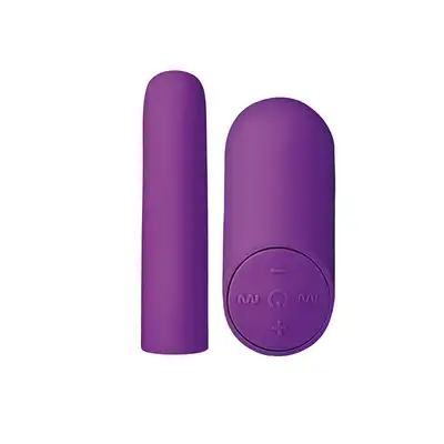 Attraction- Mai no.69 Remote Control Bullet. Fioletowy bullet wibrujący z pilotem. USB