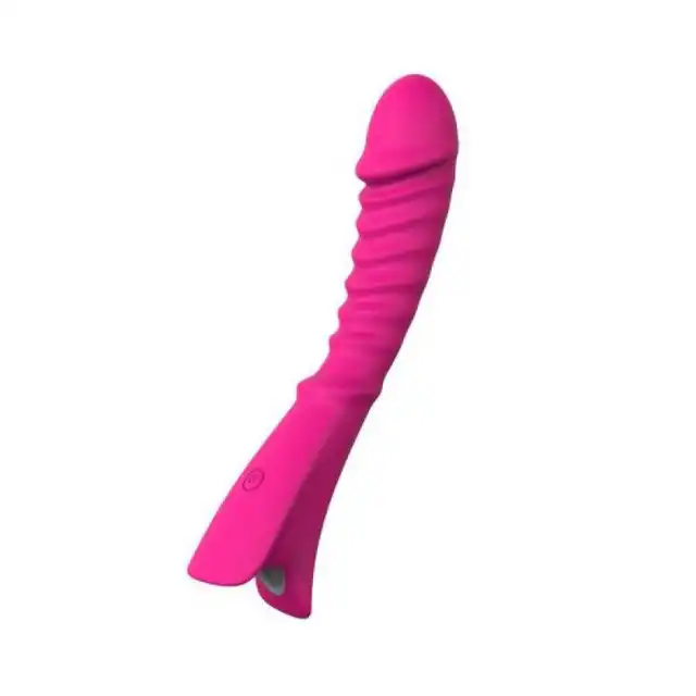 Toyz4Lovers - Real Wave Pink. Niezwykły pofalowany kształt i 9 programów. Oryginalny i niezwykły wibrator do punktu G. 100% silikon.