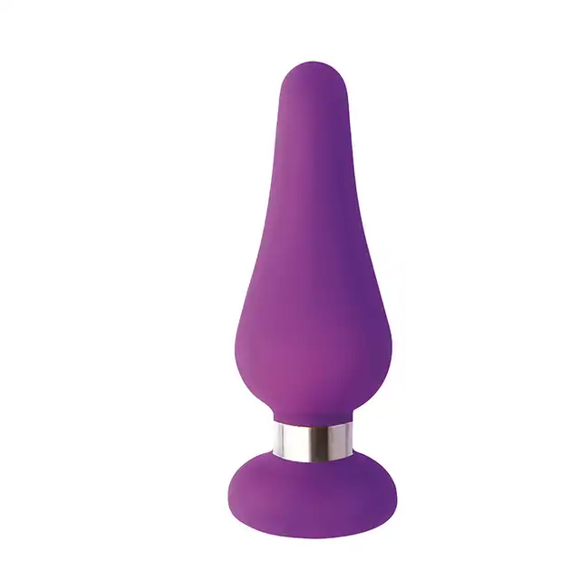 Attraction - Mai No.54 Anal Plug L . Fioletowa wtyczka analna z silikonu. Aksamitna. 