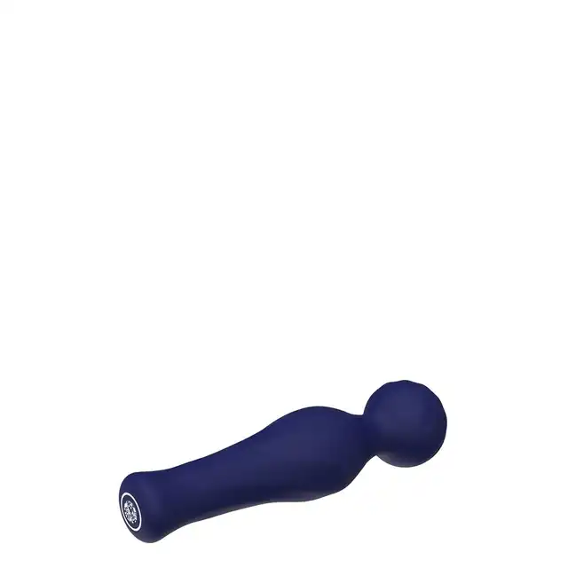 Dream Toys - Kratos Wand - niebieski wibrator z wieloma funkcjami wibracji zapewniającymi rozkosz!