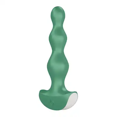Satisfyer - Lolli Plug 2. Ładowany na USB zielony korek analny. 12 trybów wibracji
