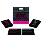 Kheper Games - Bedroom Commands Card Game. Rozkoszne rozkazy, które podgrzeją atmosferę w sypialni. Dwie talie kart. 