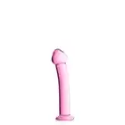 Glossy Toys - No.16 Pink Dildo Point G. Eleganckie szklane dildo do stymulacji punktu G