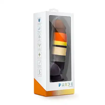 Blush - Avant P9 Pride Bear. Nowoczesne dildo z przyssawką. Realistyczny odlew. Super silikon