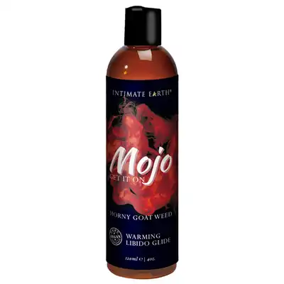 Intimate Earth - Mojo Horny Goat Weed Heat 120 ml. Żel podnoszący libido z azjatyckim epimedium. Rozgrzewa