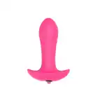 My First - Hush Pink Plug. Plug wibrujący o eleganckim designie. Eko silikon