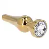 Toyz 4 Lovers - Ace of Spades Gold Small. Złoty metalowy korek analny z idealnie wyprofilowanym kształtem. Piękny!