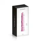 Glossy Toys - No.4 Pink Dildo. Anatomiczne szklane dildo. Świetnie wykonane. Wyraźne żyły. 