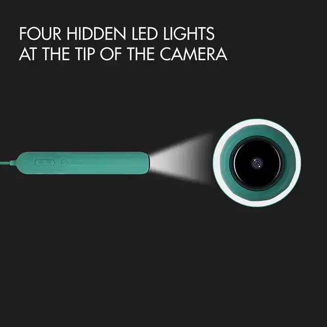 Svakom - Siime Plus Camera Vibrator Emerald Green. Wibrator z wbudowaną kamerą. 1-megapikselowy aparat