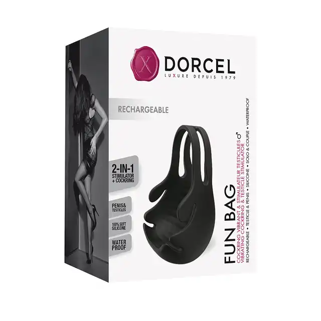 Dorcel - Fun Bag. Intensywna stymulacja jąder. Silne wibracje. USB