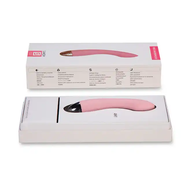 Svakom - Amy G-Spot Vibrator Pink. Jasnoróżowy wibrator do stymulacji punktu G. Gładki silikon