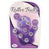 Powerbullet - Roller balls Massager. Fioletowy masażer do ciała w kształcie dłoni ze stalowymi ruchomymi kuleczkami