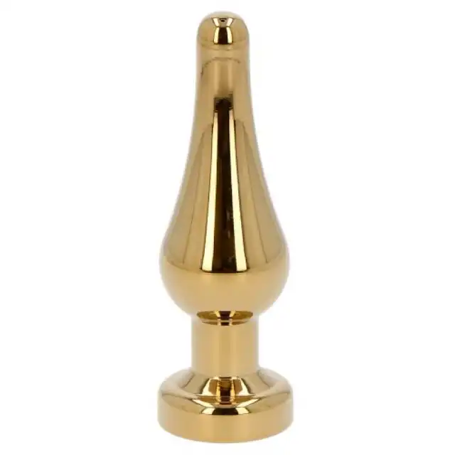 Toyz 4 Lovers - Ace of Spades Gold Small. Złoty metalowy korek analny z idealnie wyprofilowanym kształtem. Piękny!