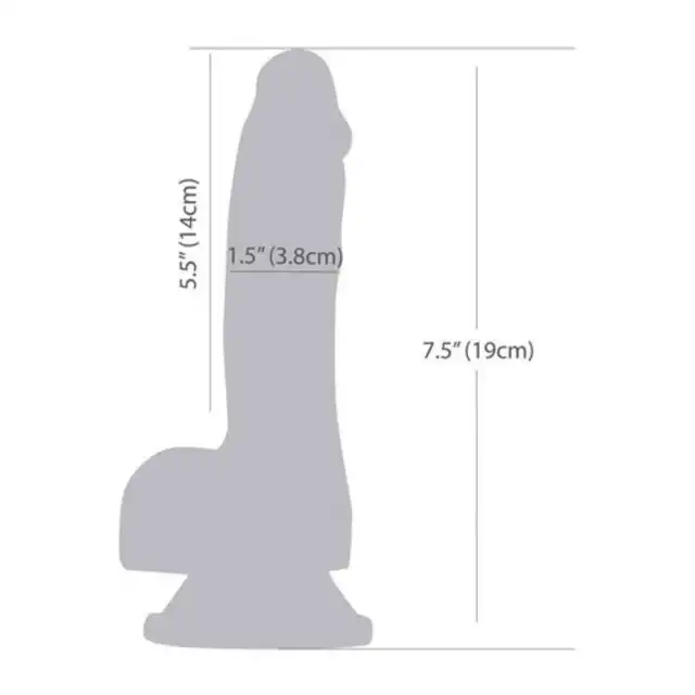 Addiction - Brandon Glow In The Dark Dildo - 19 centymetrowe dildo, świecące w ciemności!