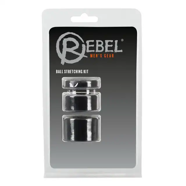 Rebel- Ball Stretchin x3 szt. Ringo do rozciągania jąder.