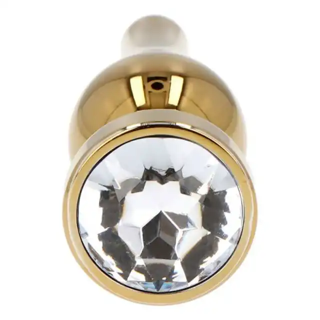 Toyz 4 Lovers - Ace of Spades Gold Small. Złoty metalowy korek analny z idealnie wyprofilowanym kształtem. Piękny!