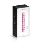 Glossy Toys - No.6 Pink Dildo. Super stymulujące szklane dildo z wypustkami